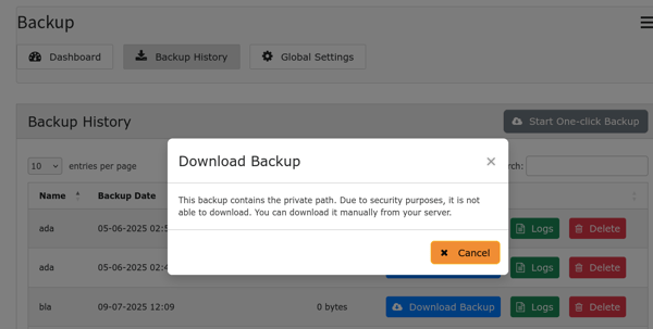 Predictable Resource Location in ns_backup Extension for TYPO3 (CVE ...