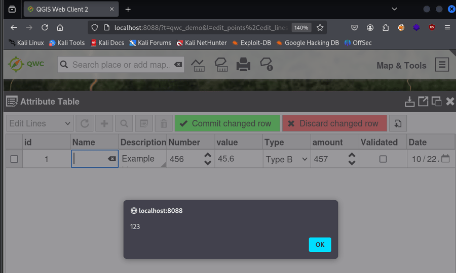Cross-Site Scripting vulnerability in QWC2